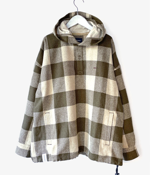 DESCENDANT/MOLE HOODED LS SHIRT FULL SIZE (BEIGE)