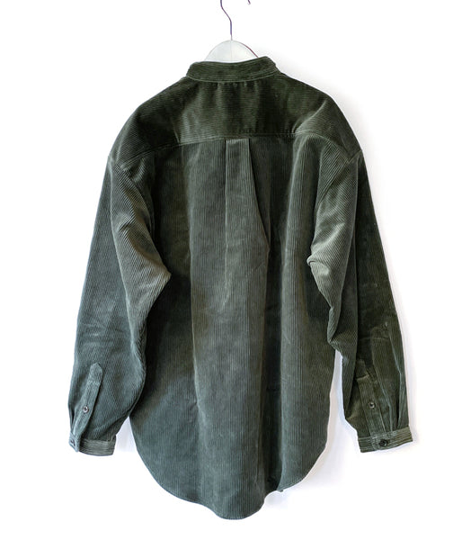 DESCENDANT/TETTY CORDUROY LS SHIRT (GREEN)