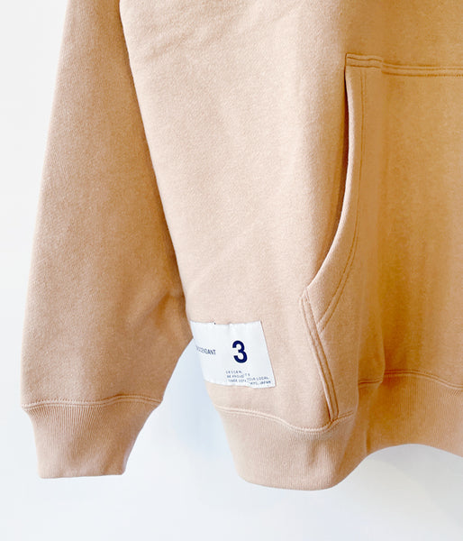 DESCENDANT/HORIZON HOODED SWEATSHIRT (BEIGE)