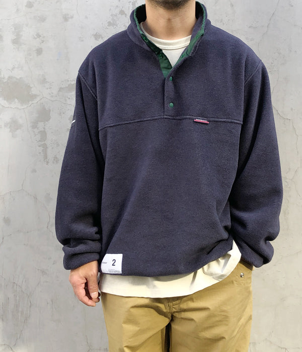 DESCENDANT◇HUMMING FLEECE PULLOVER/3/ポリエステル/BLK - メンズ ...