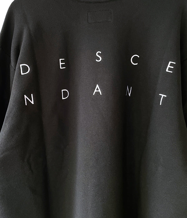 DESCENDANT/SEMAPHORE CREW NECK SWEATSHIRT (BLACK)