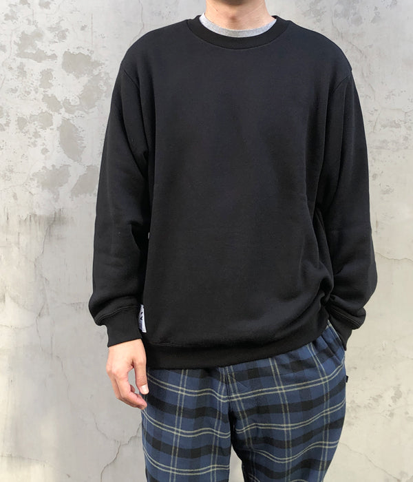 DESCENDANT/SEMAPHORE CREW NECK SWEATSHIRT (BLACK)