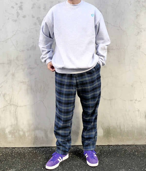 DESCENDANT/SHORE PLAID BEACH PANTS (NAVY)