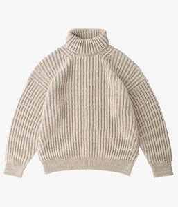 サイズは3visvim 21aw amplus turtle neck knit