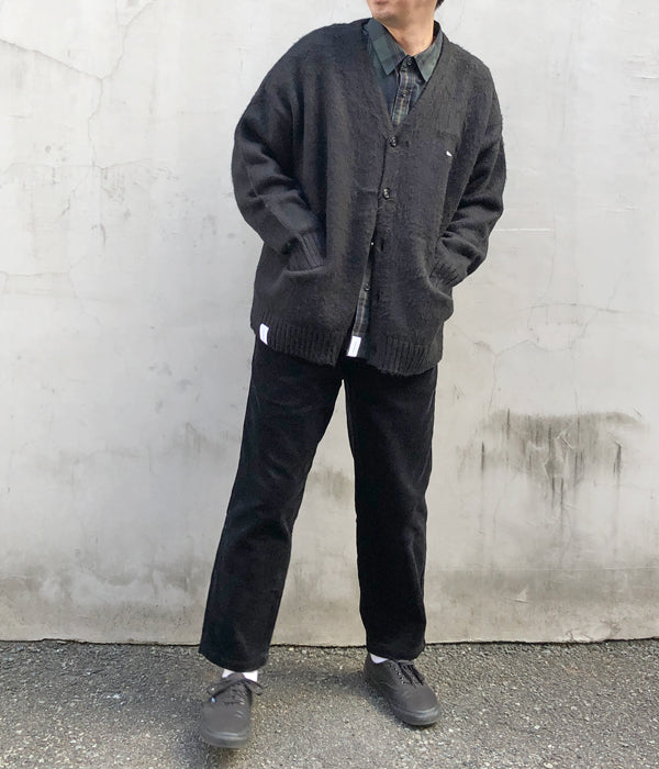 DESCENDANT/NURSE KNIT CARDIGAN (BLACK)