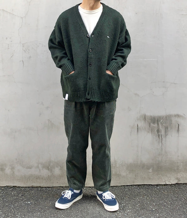 DESCENDANT/DC-3 CORDUROY TROUSERS (OLIVE DRAB)