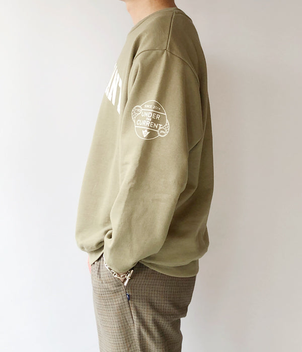 トップス DESCENDANT DIRT CREW NECK 24AW DESCENDANT/TEAM CREW NECK SWEATSHIRT (OLIVE DRAB)