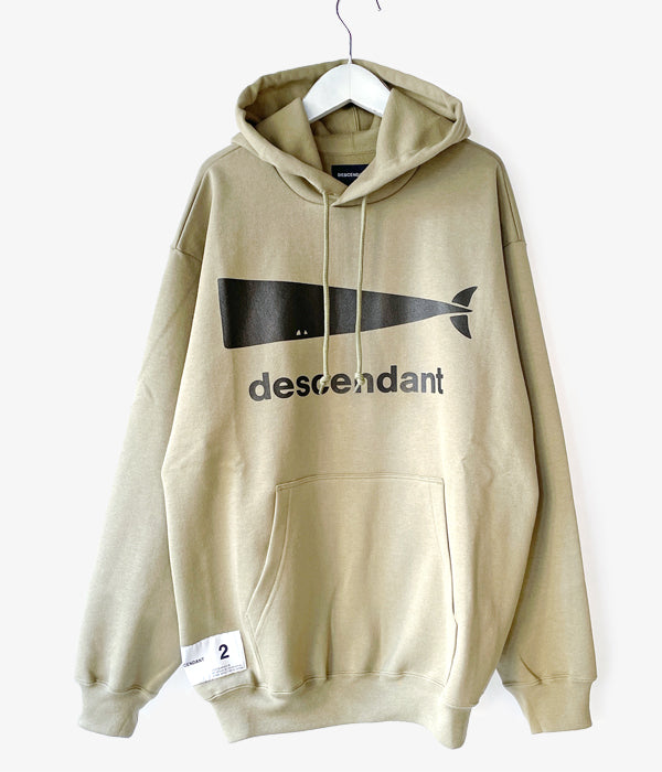 DESCENDANT/CACHALOT HOODED SWEATSHIRT (OLIVE DRAB)