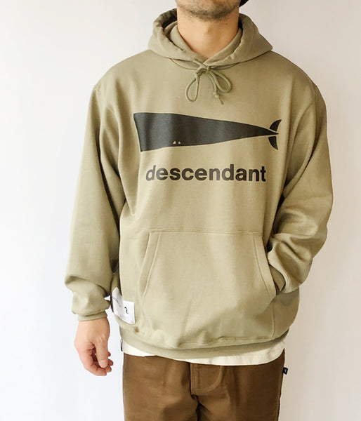 DESCENDANT/CACHALOT HOODED SWEATSHIRT (OLIVE DRAB)