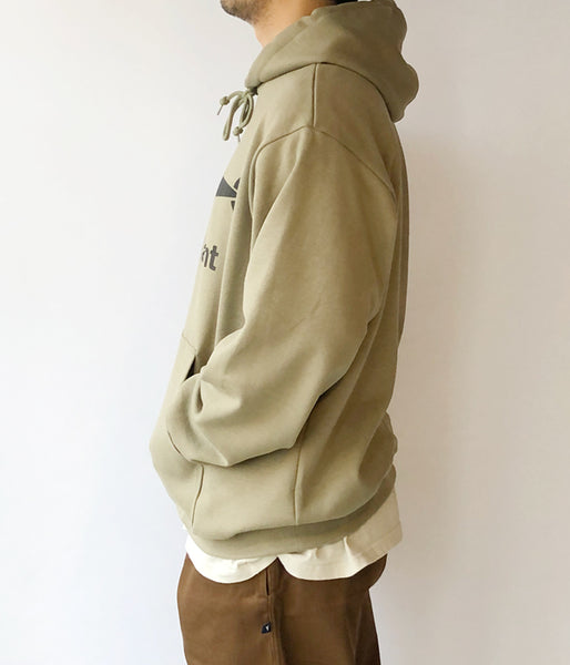 DESCENDANT/CACHALOT HOODED SWEATSHIRT (OLIVE DRAB)