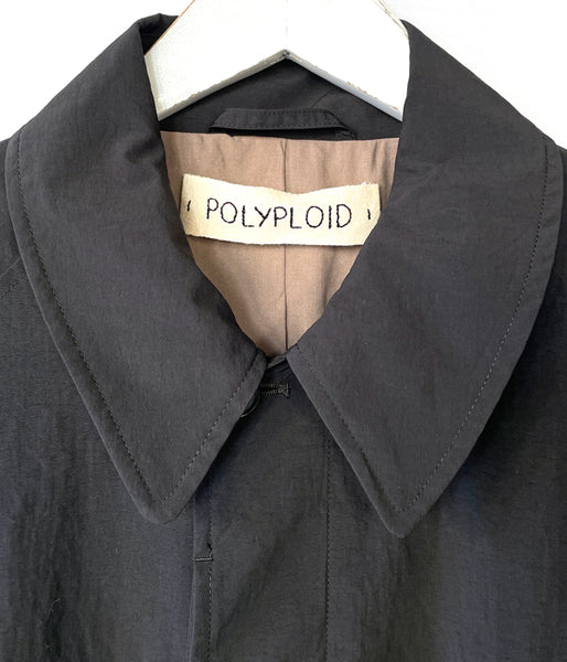 POLYPLOID/LONG COAT C (BLACK)
