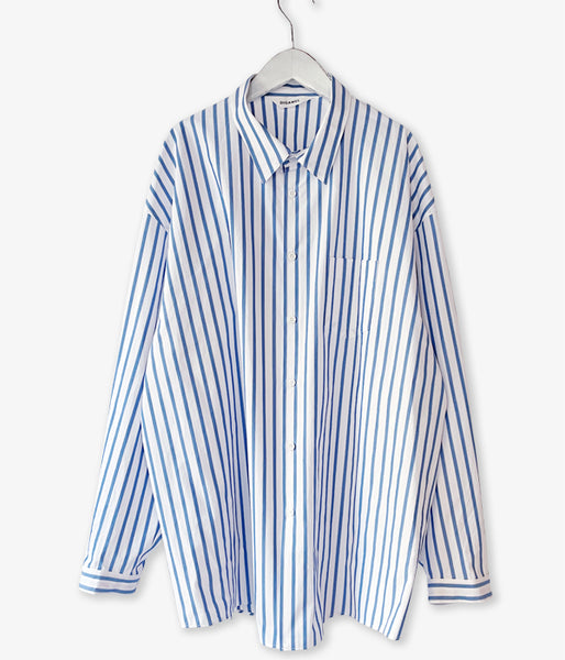 DIGAWEL/OVERSIZED SHIRT (BLUE STRIPE)