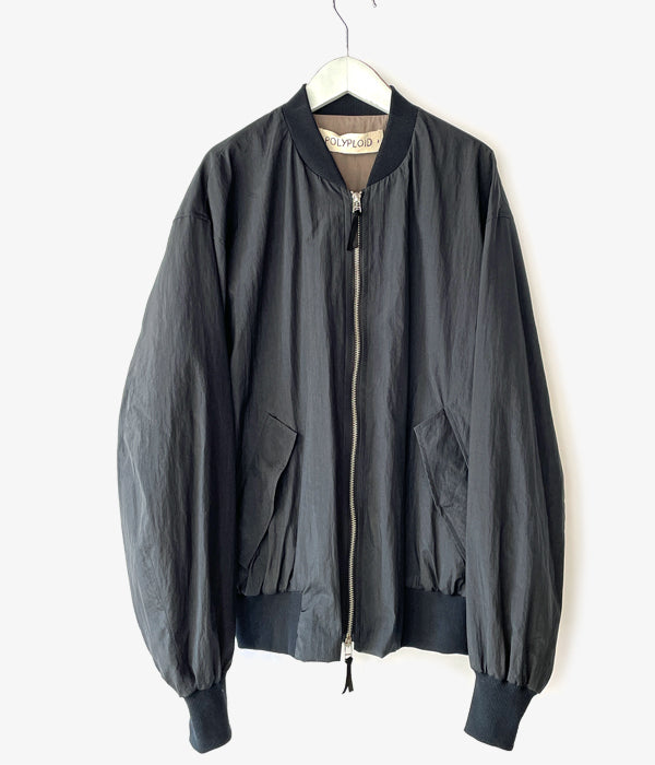 POLYPLOID/BOMBER JACKET B (BLACK)