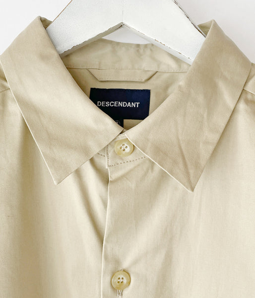 DESCENDANT/FORWARDER TWILL LS SHIRT STANDARD (KhaKee)