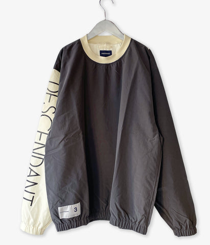 DESCENDANT/HIKEOUT NYLON SMOCK LS (BLACK)