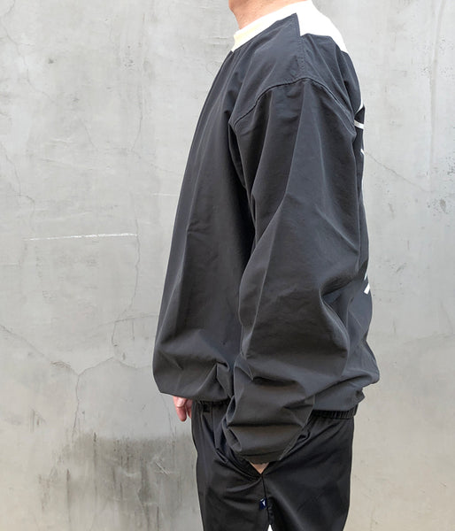 DESCENDANT/HIKEOUT NYLON SMOCK LS (BLACK)