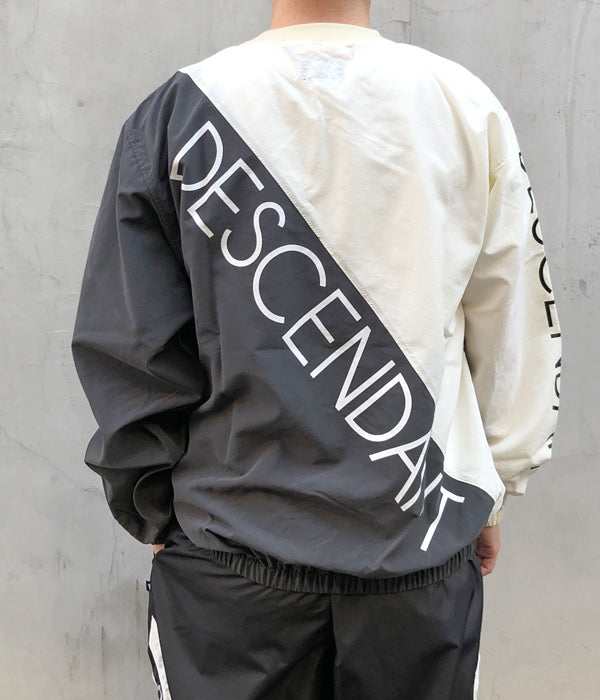 DESCENDANT/HIKEOUT NYLON SMOCK LS (BLACK)