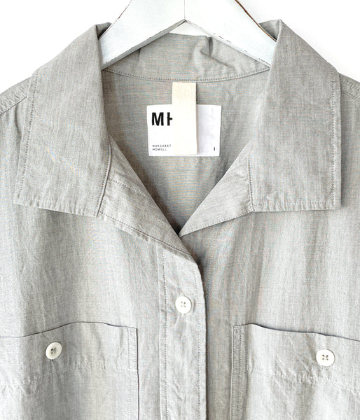 MHL./HIGHCOUNT COTTON END ON END OP (GREY)