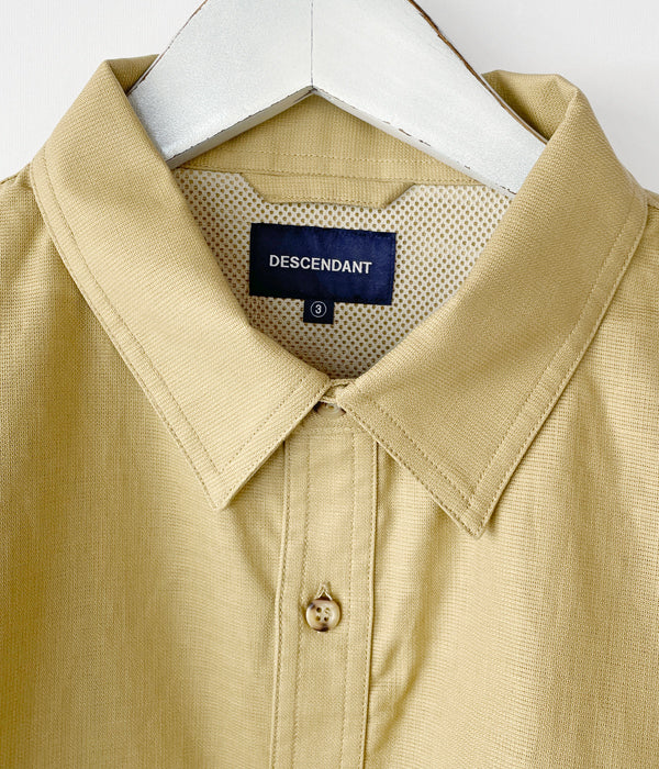 DESCENDANT/PANAMA FISHING LS SHIRT (BEIGE)