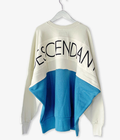 DESCENDANT/PADDLE CREW NECK (BLUE)