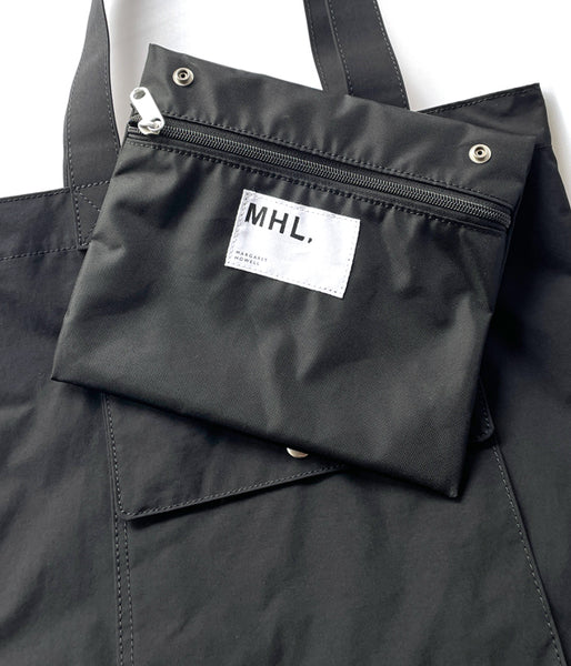 MHL./PROOFED HIGHCOUNT TWILL TOTE (BLACK)