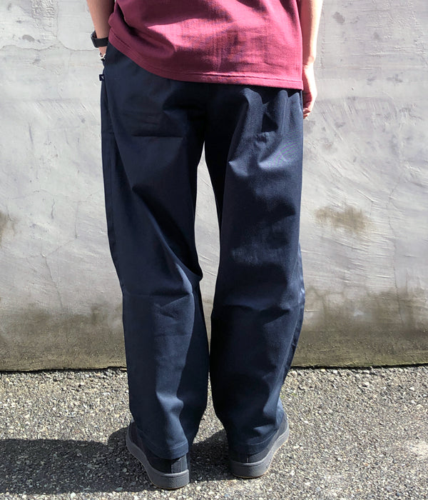 DESCENDANT/DC-3 COTTON TWILL TROUSERS (NAVY)