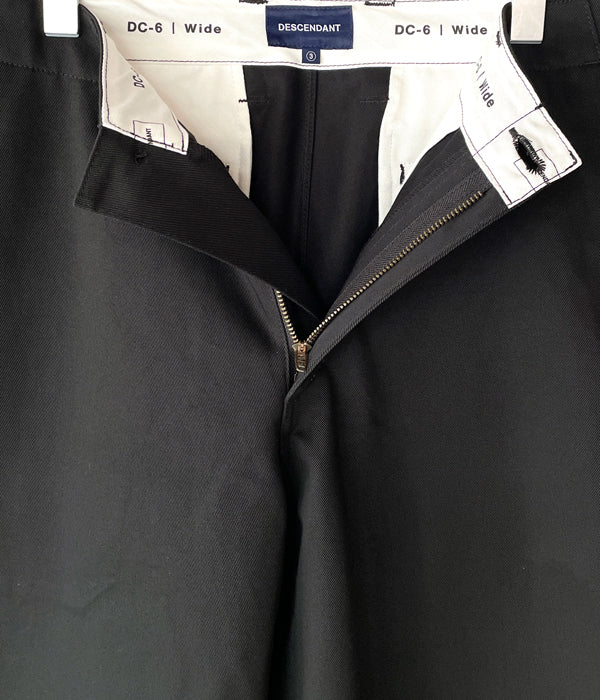 ディセンダント DC-6 COTTON TWILL TROUSERS OG DESCENDANT (ディセンダント) / DC-6 ORGANIC COTTON TWILL
