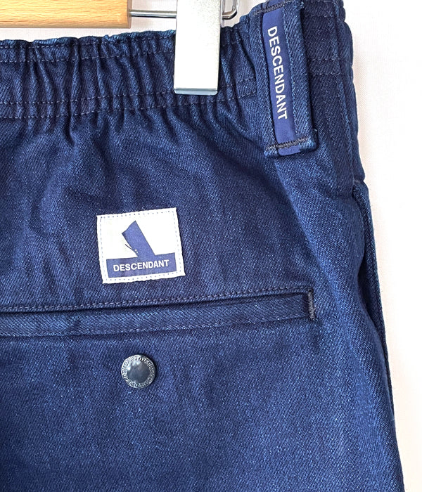 DESCENDANT/SHORE DENIM BEACH TROUSRES (INDIGO)