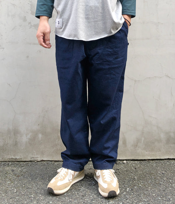 DESCENDANT SHORE DENIM BEACH TROUSRES紺2