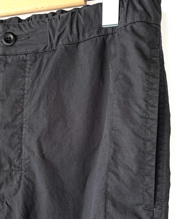 MHL./SUPERFINE COTTON TWILL PANTS WOMENS (DARK CHARCOAL)