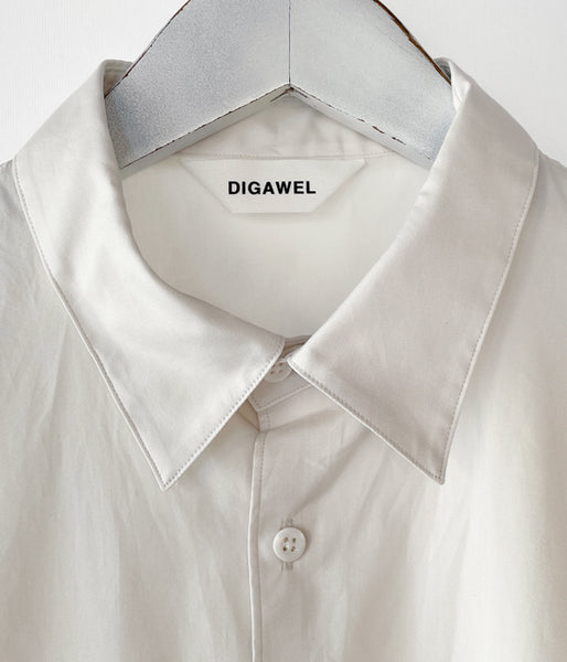 DIGAWEL/S/S SHIRT② broadcloth (SKY GRAY)