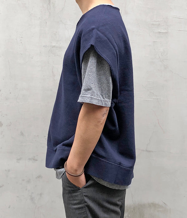 トップス visvim MONDO SWEAT 3 Visvim – Mondo Sweat S/L Crash Black – Tenue de Nîmes