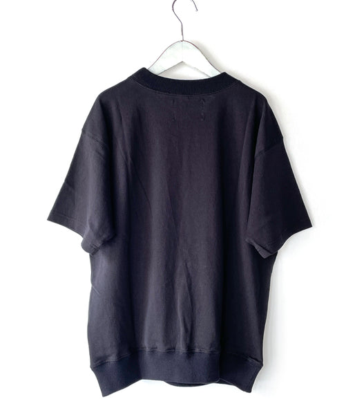 MHL./ROUGH COTTON JERSEY SS (DARK NAVY)