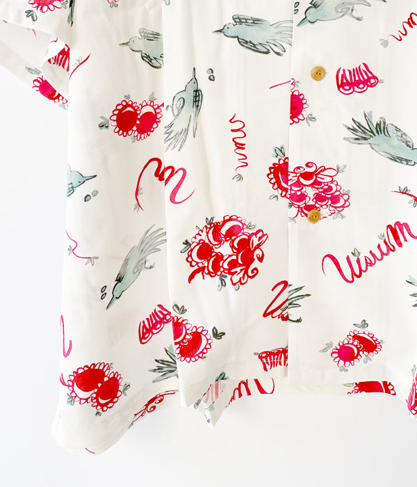 visvim/WALLIS SHIRT S/S SUNNYBIRD (RED)