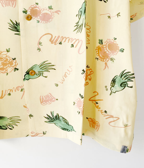 visvim/WALLIS SHIRT S/S SUNNYBIRD (YELLOW)