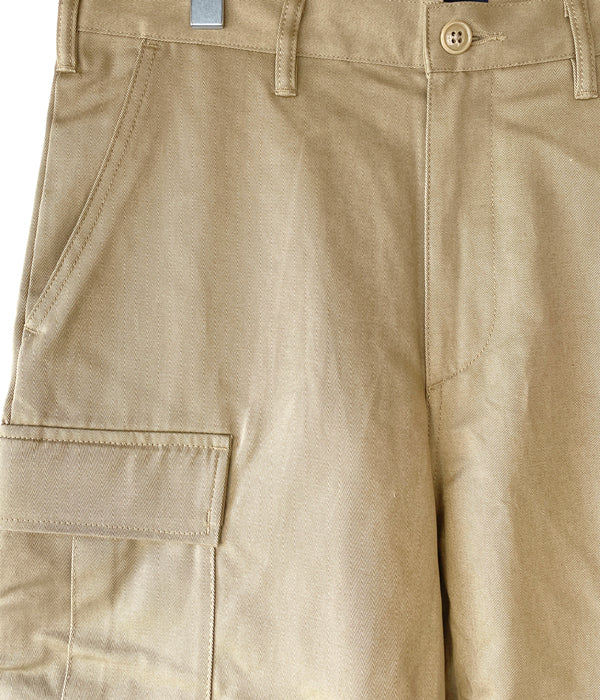 DESCENDANT/GILL COTTON CHINO SHORTS (BEIGE)