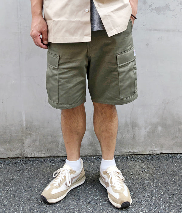 送料無用【DESCENDANT】GILL COTTON CHINO SHORTS グレー パンツ