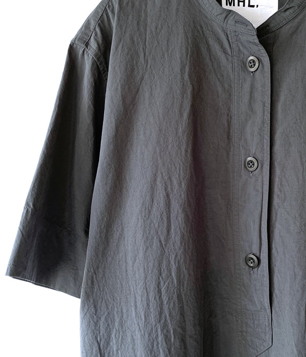 MHL./SANDED COTTON LINEN OP (CHARCOAL )