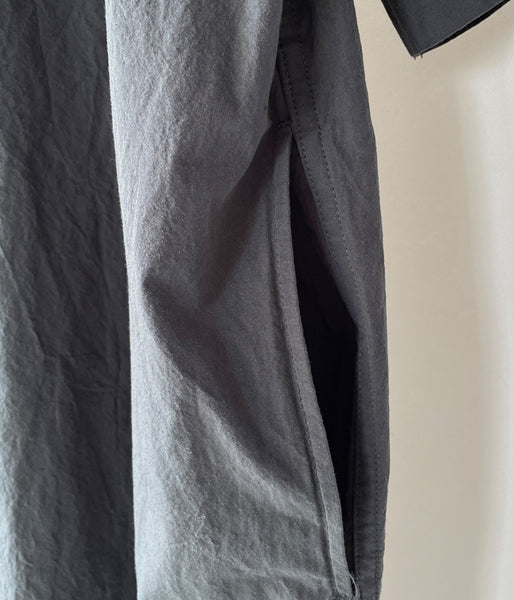 MHL./SANDED COTTON LINEN OP (CHARCOAL )