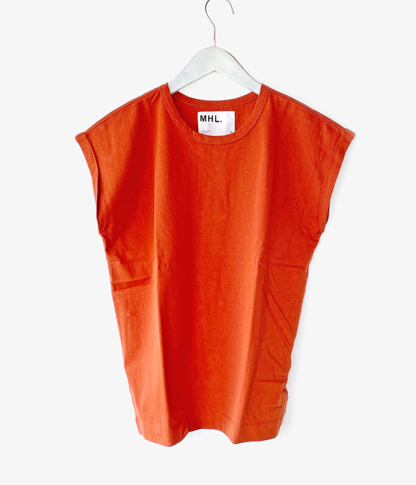 MHL./NATURAL LIGHT COTTON JERSEY SS WOMENS (VERMILLION)