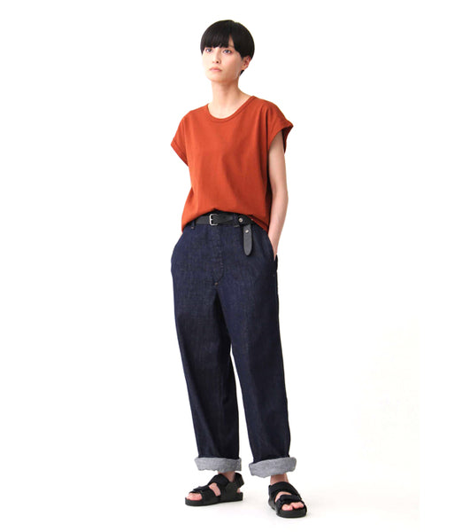 MHL./NATURAL LIGHT COTTON JERSEY SS WOMENS (VERMILLION)