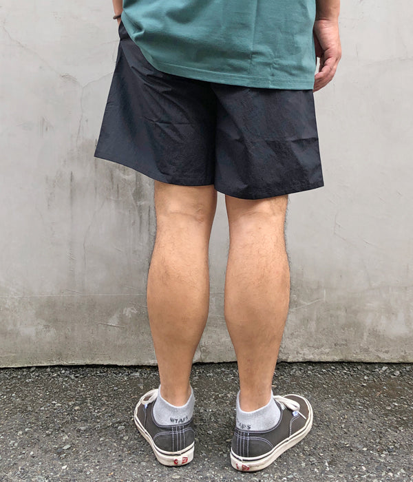 DESCENDANT/TIDE NYLON SHORTS (BLACK)