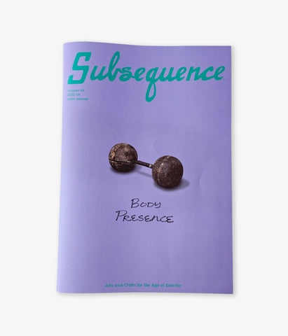 Subsequence Magazine/volume 05 2022-1st