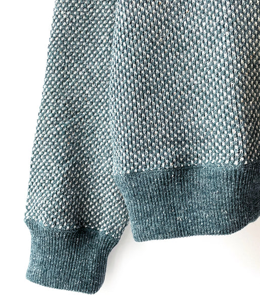 DIGAWEL/HEXAGONAL PATTERNS SWEATSHIRT (GREEN)