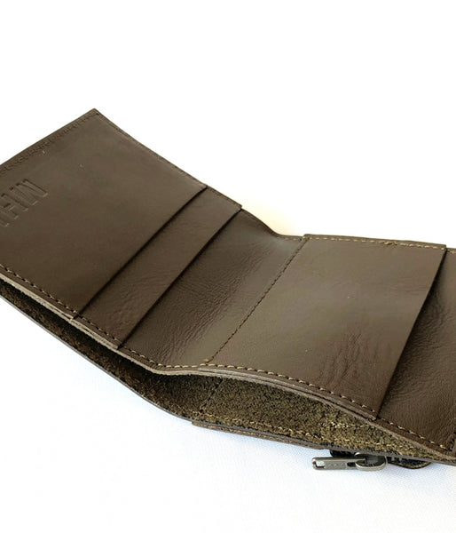 MHL./BASIC LEATHER W ZIP WALLET