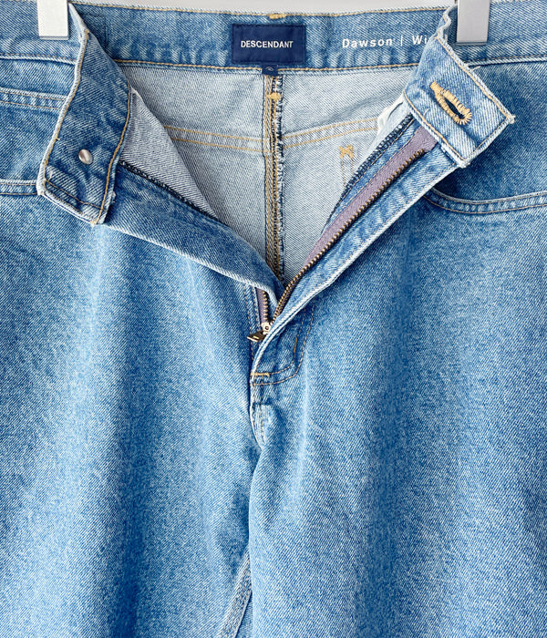 DESCENDANT/DAWSON DENIM TROUSERS BUGGY (INDIGO)