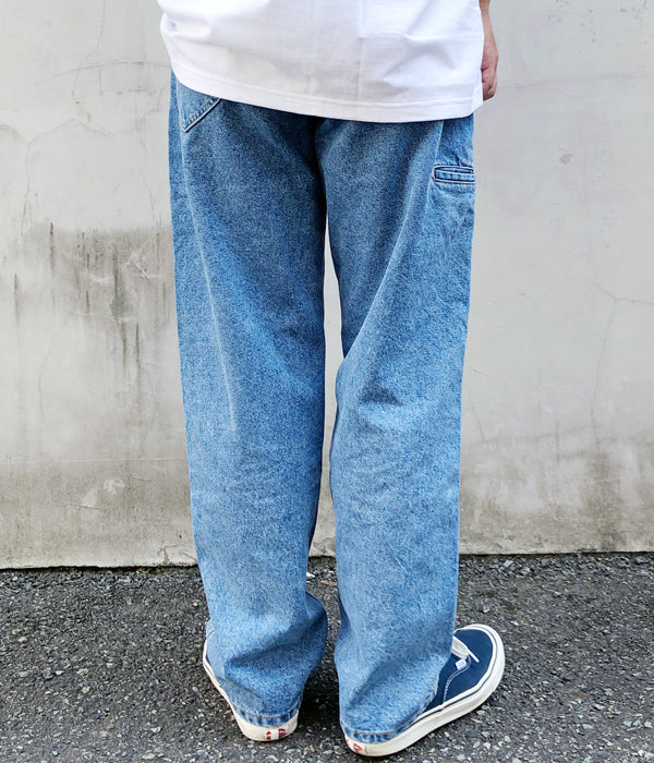 DESCENDANT/DAWSON DENIM TROUSERS BUGGY (INDIGO)