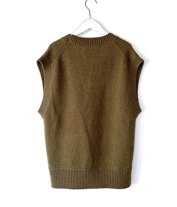 MHL./DRY MERINO WOOL VEST WOMENS (KHAKI)