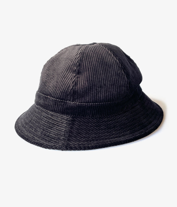 INTERIM/UK CORDUROY METRO HAT (BLACK)