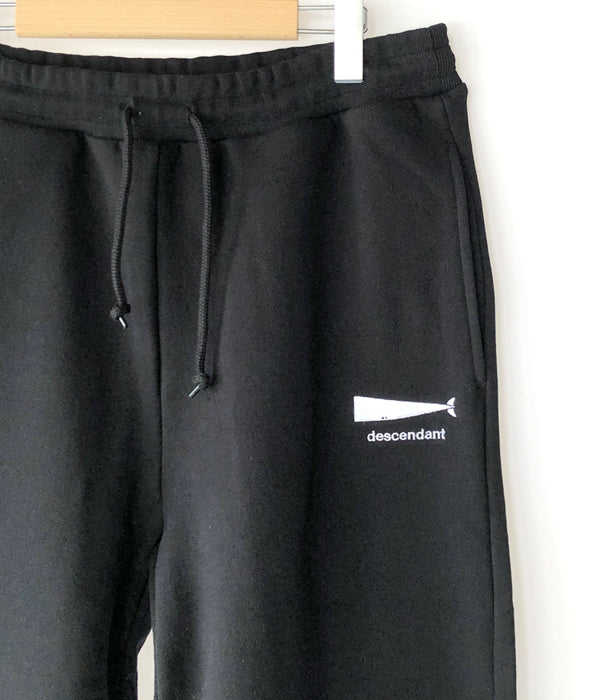 DESCENDANT/COURT SWEAT TROUSERS (BLACK)